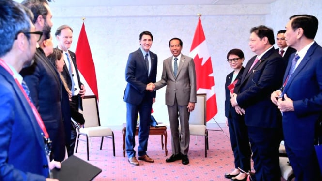 President Jokowi meet Prime Minister Trudeau