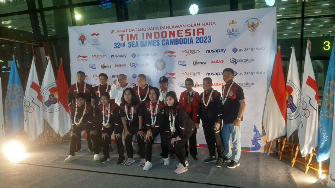Tim badminton Indonesia di SEA Games 2023