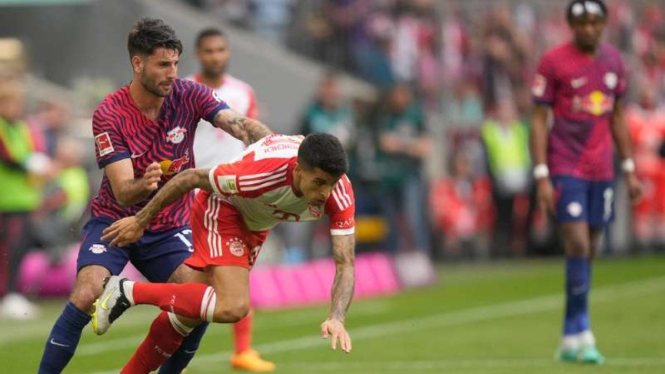 Duel Bayern Munich vs RB Leipzig