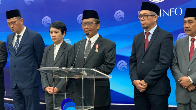 Menteri Koordinator Bidang Politik, Hukum dan Keamanan, Mahfud MD.