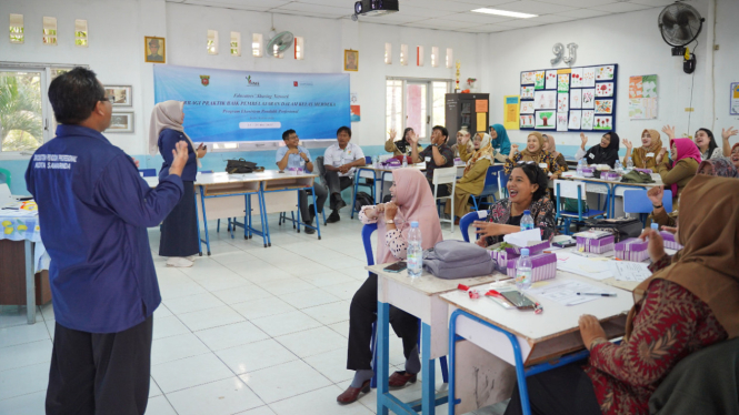 Pelatihan guru Professional Development Program (PDP) garapan PSF