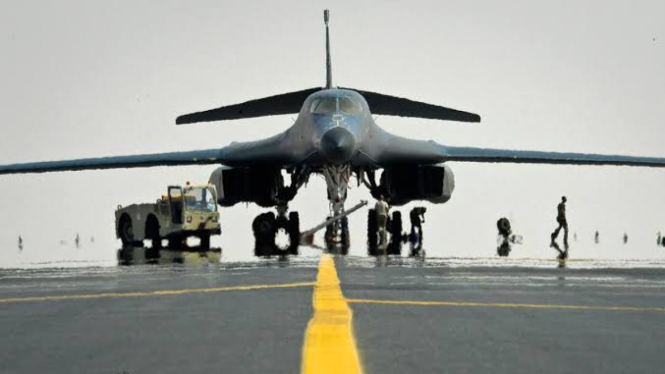 VIVA Militer: Pesawat pembom strategis B-1 Lancer militer Amerika Serikat