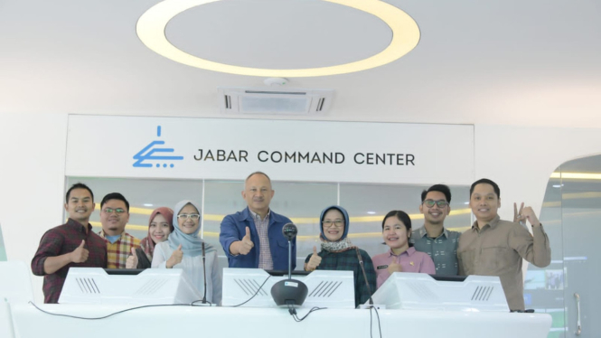 Peluncuran Sayembara Desa Digital  2023 di Jabar Command Center, Kota Bandung