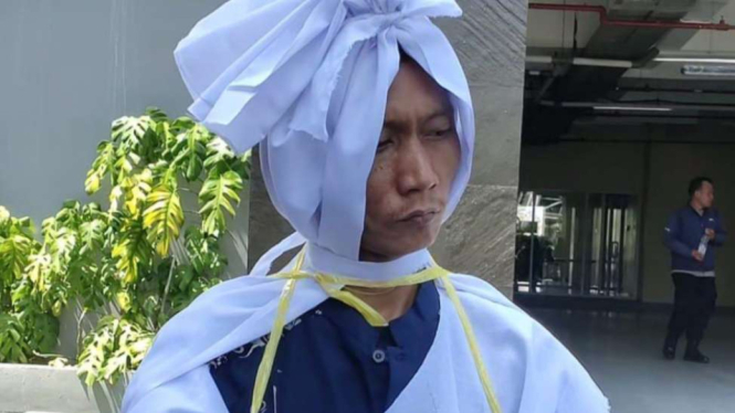 Polisi menangkap Rian Antoni (40), tersangka pencabulan bocah di Palembang