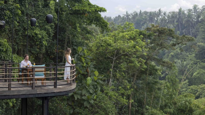 Resor di Ubud dengan suasana alam.