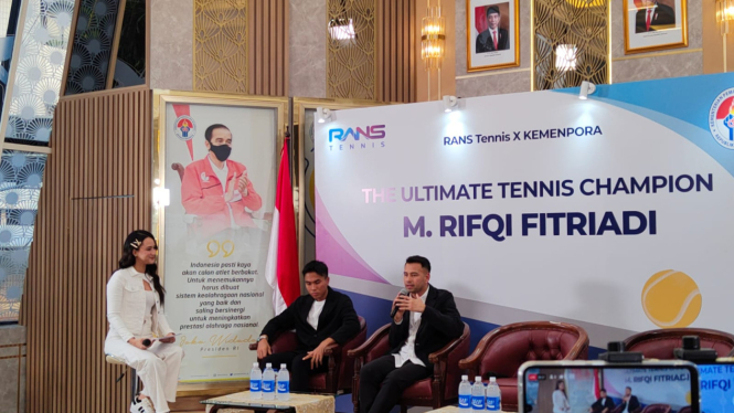 Raffi Ahmad Bangun RANS Tennis, Gandeng Peraih Medali Emas SEA Games