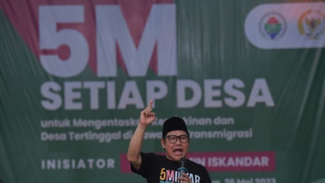 Ketua Umum Partai Kebangkitan Bangsa (PKB) Muhaimin Iskandar alias Cak Imin.