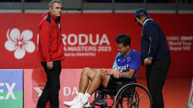 Christian Adinata mengalami cedera di Malaysia Masters 2023