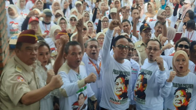 Prabowo Mania deklarasi di Bogor, Jawa Barat.