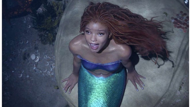 Rambut Ariel dalam film The Little Mermaid