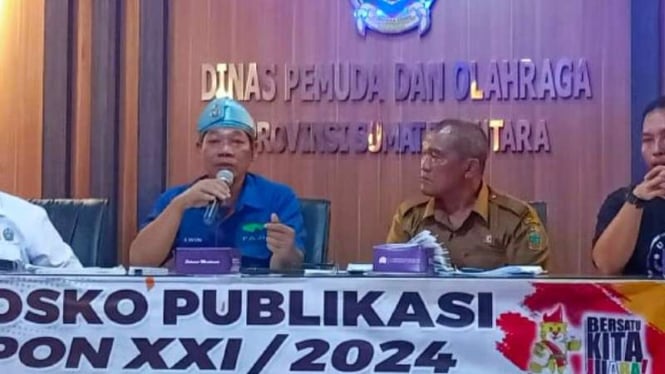 FAJI Sumatera Utara saat gelar jumpa pers persiapan PON 2024