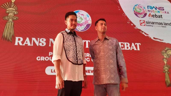 Kaesang Pangarep bersama Raffi Ahmad di BSD Tangerang 