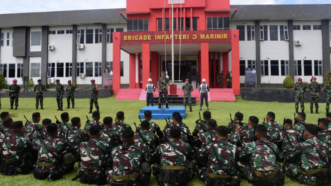 VIVA Militer: Asops Panglima TNI temui Satgasmar Pam Puter wilayah Timur Papua