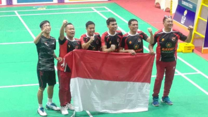 Tim bulutangkis Indonesia di ASEAN Para Games 2023