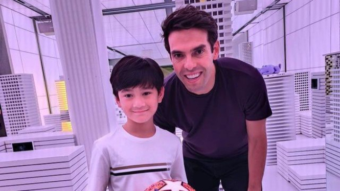 Rafathar dan Ricardo Kaka