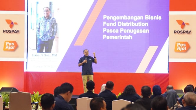 Direktur Bisnis Jasa Keuangan PT Pos Indonesia (Persero), Haris