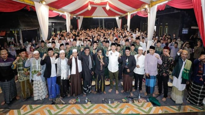 Perwakilan dan Pimpinan Majelis Zikir se-Banten deklarasi dukungan ke Ganjar