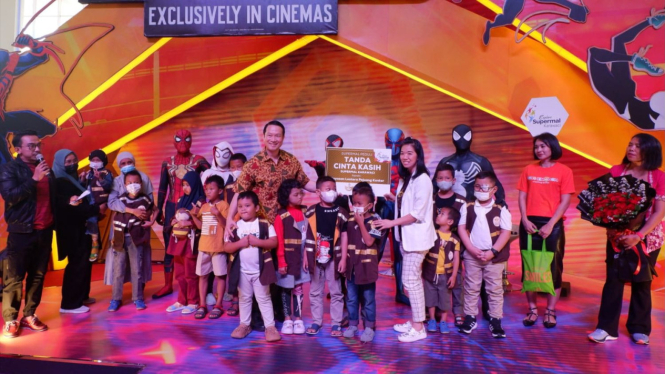 Supermal Karawaci dan Sony Pictures beri kebahagiaan kepada anak-anak