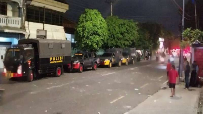 Situasi di Jalan Taman Siswa, Kota Yogyakarta terkendali pascatawuran 