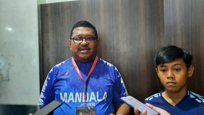 Ketua Mandala Badminton Club Jayapura Piter Kainama