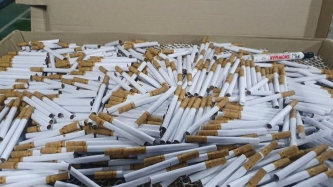 Bea Cukai ringkus ribuan batang rokok ilegal
