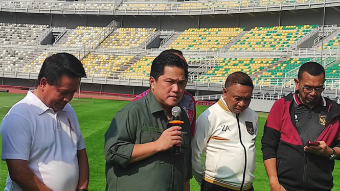 PSSI mengecek Stadion Gelora Bung Tomo
