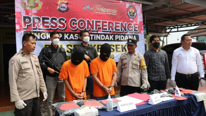 Polsek Kresek, Polres Kota Tangerang amankan mertua dan menantu pencuri motor