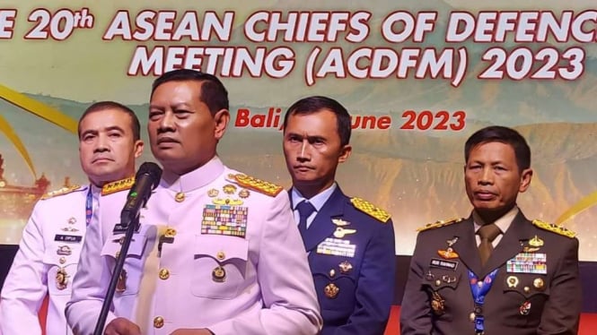 Panglima TNI Laksamana TNI Yudo Margono, S.E., M.M., di acara Meeting ACDFM 2023
