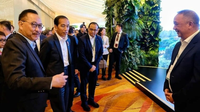 Presiden Joko Widodo menghadiri Ecosperity Week 2023 di Singapura