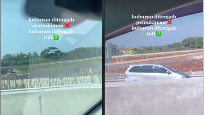 Geger Pemakaman di Tengah Tol Nagrak Cibubur