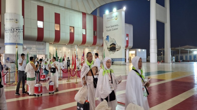 Jemaah haji gelombang kedua tiba Bandara King Abdul Azis Jeddah