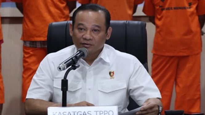 Wakabareskrim Polri selaku Kasatgas TPPO, Irjen Pol Asep Edi Suheri 