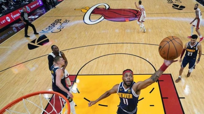Denver Nuggets vs Miami Heat di NBA Finals 2023