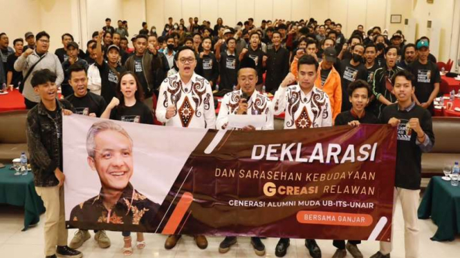 Alumni 3 universitas di Jawa Timur dukung Ganjar Pranowo