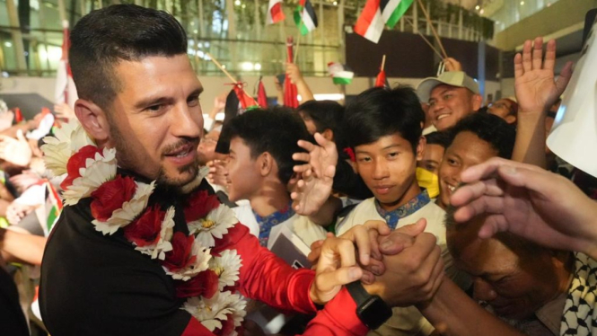 Timnas Palestina tiba di Indonesia