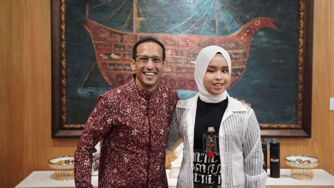 Nadiem Makarim dan Putri Ariani