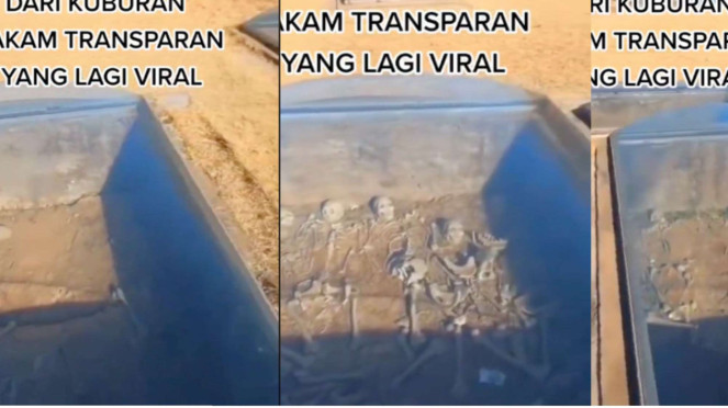 Penampakan Kuburan Transparan 