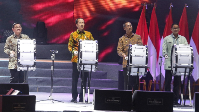 Presiden Joko Widodo Buka Jakarta Fair 2023