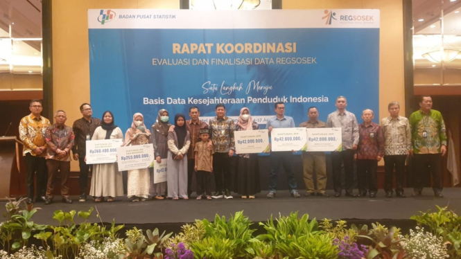 Rapat Koordinasi Evaluasi dan Finalisasi Data Regsosek yang digelar di Bandung