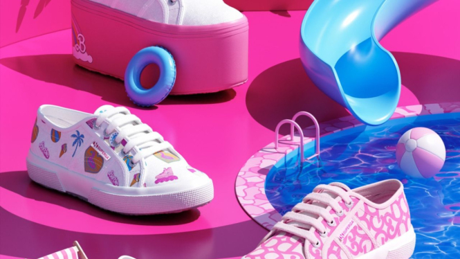 Sepatu yang Berkolaborasi dengan Barbie