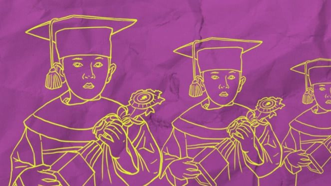 Ilustrasi wisuda TK-SMA