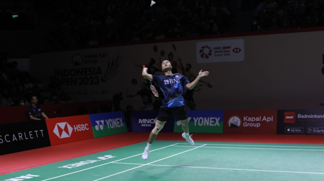 BNI wspiera Ginting w awansie do finału Indonesia Open 2023