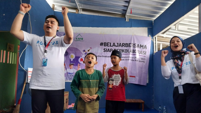 Perkenalkan profesi komunikasi ke Kelompok Asuh Pelita Hati Lebak Bulus Jakarta Selatan