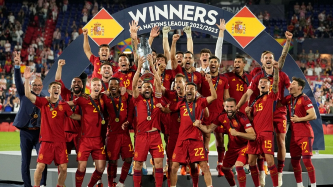 Timnas Spanyol juara UEFA Nations League