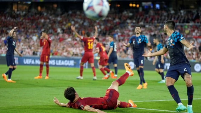 Kroasia vs Spanyol di final UEFA Nations League