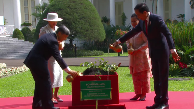 Presiden Jokowi terima kunjungan kenegaraan Kaisar Jepang Naruhito