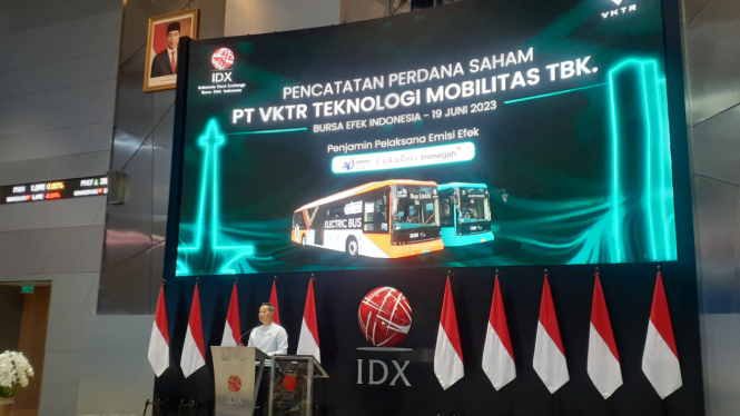 IPO PT VKTR Teknologi Mobilitas Tbk (VKTR) di Bursa Efek Indonesia