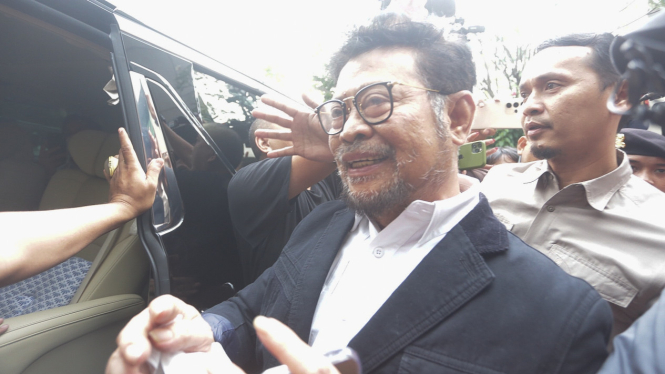 Menteri Pertanian (Mentan) Syahrul Yasin Limpo Diperiksa KPK