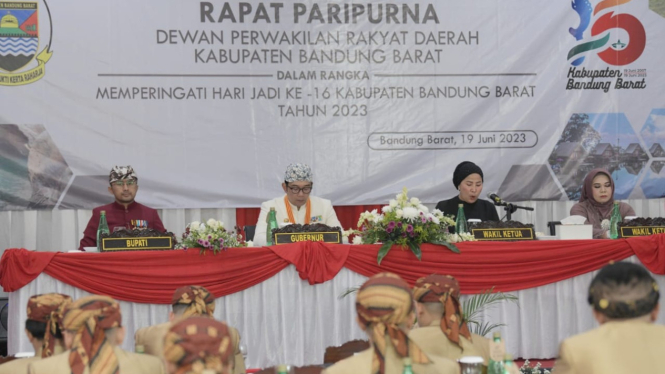 Rapat Paripurna Istimewa Hari Jadi ke - 16 Kabupaten Bandung Barat