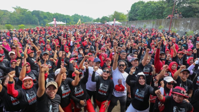 Ribuan warga di Solo Konsolidasikan dukungan untuk Ganjar
